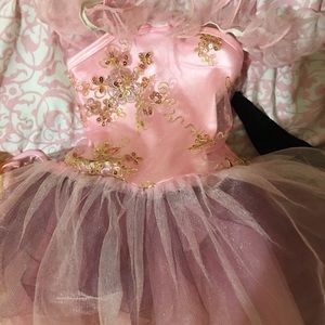 Children’s ballet recite tutu pink embellished